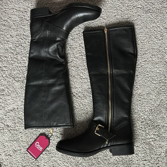 CIRCUS BY SAM EDELMAN BLACK LEATHER BOOTS SIZE 8 NWT - Picture 8 of 8